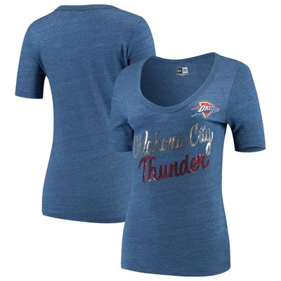 New Era Thunder Tri-Blend U-Neck Jersey T-Shirt - Women's