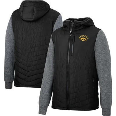 Colosseum Iowa Course Herringbone Full-Zip Hoodie - Men's