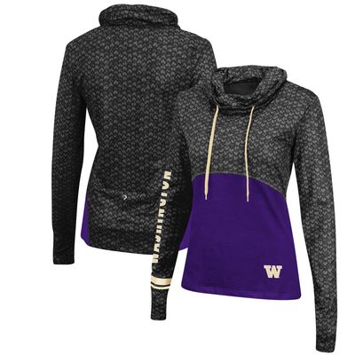 Colosseum Washington Scaled Cowl Neck Pullover Hoodie - Women's