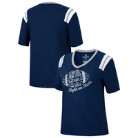 Colosseum Penn State 15 Min Early Football V-Neck T-Shirt - Women's