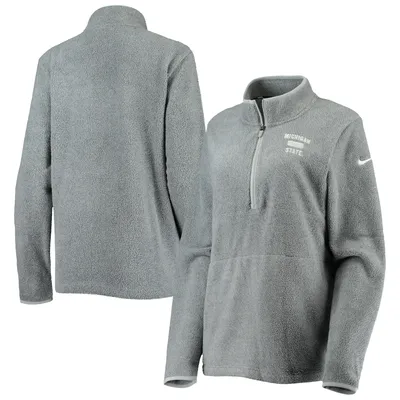 Nike Michigan State Teddy Bear Fleece Half-Zip Jacket - Women's