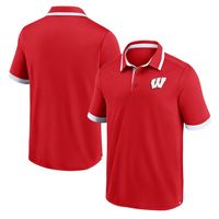 Fanatics Wisconsin Color Block Polo - Men's