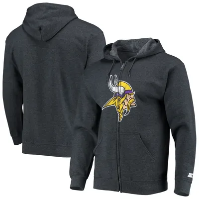 Starter Vikings Primary Logo Full-Zip Hoodie - Men's