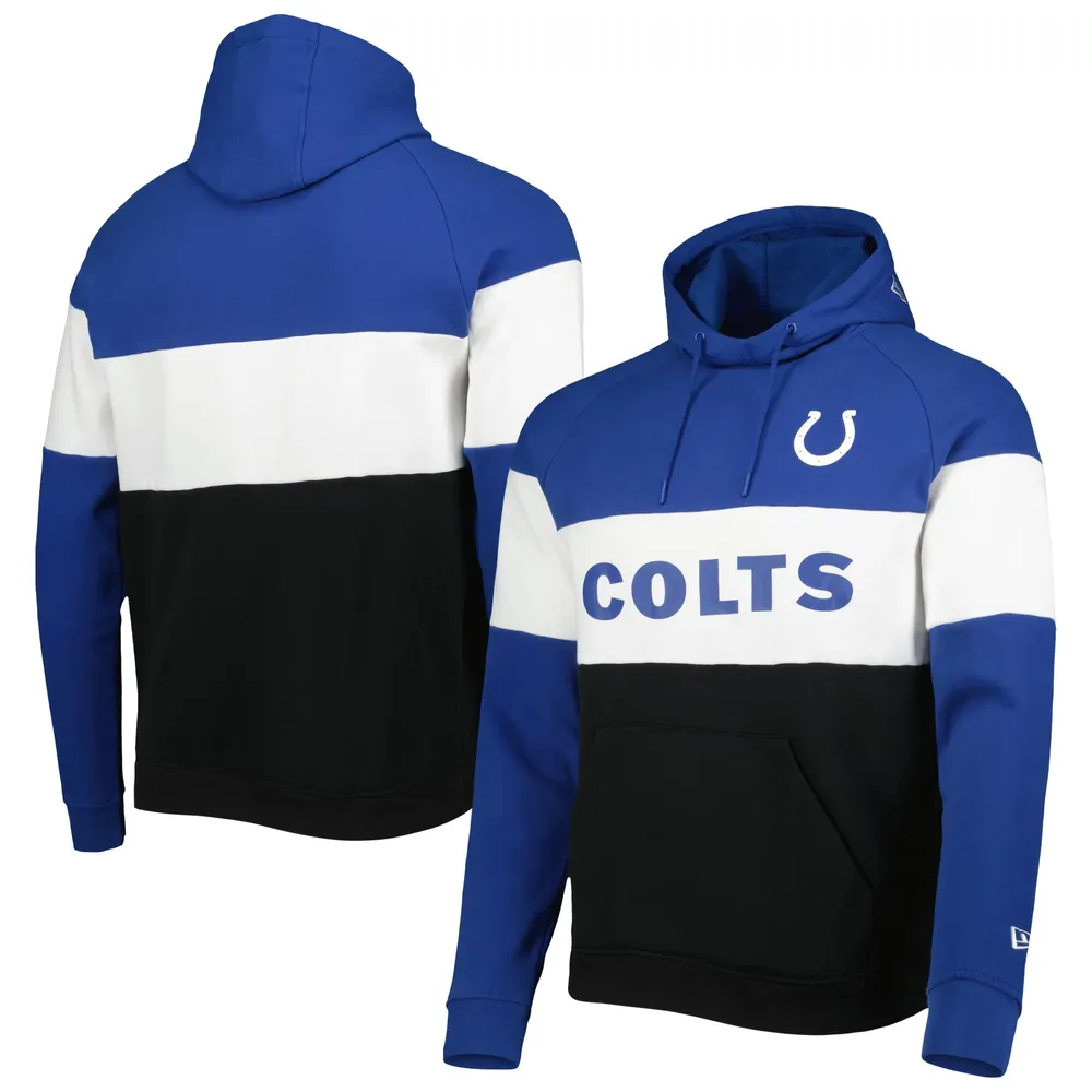 New Era Colts Colorblock Current Pullover Hoodie - Men's