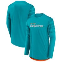 Fanatics Dolphins Square Off Long Sleeve T-Shirt - Men's