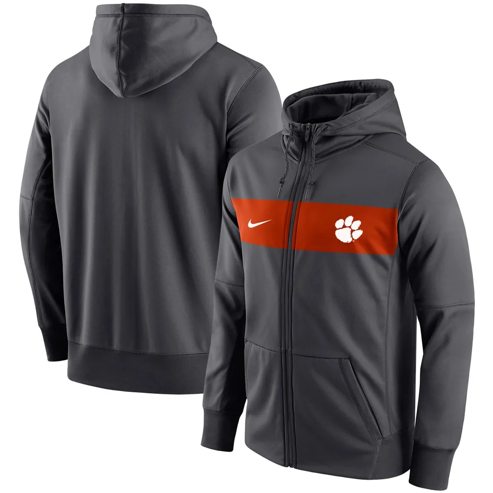 Nike Clemson Logo Full-Zip Hoodie - Men's