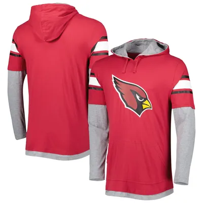 Men's Nike Cardinal Arizona Cardinals Sideline Half-Zip Hoodie