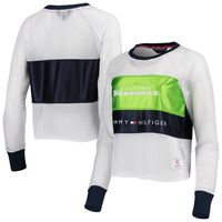 Tommy Hilfiger Seahawks Neon Mesh Raglan Long Sleeve T-Shirt - Women's