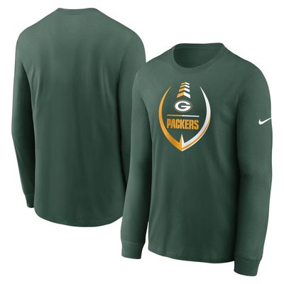 Nike Men's Green Bay Packers Sideline Velocity Grey T-Shirt