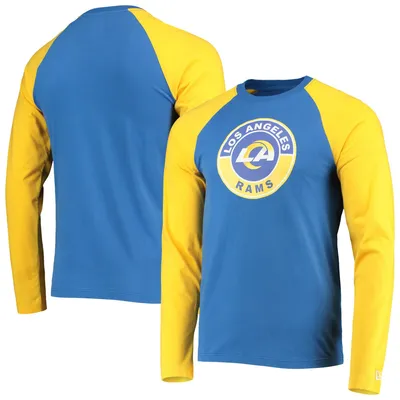 New Era Rams League Raglan Long Sleeve T-Shirt - Men's