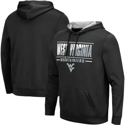 Colosseum West Virginia Slash Stack 2.0 Pullover Hoodie - Men's