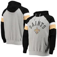 Starter Saints Home Run Raglan Pullover Hoodie - Men's