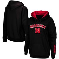 Colosseum Nebraska Arch & Logo 1 Pullover Hoodie - Women's