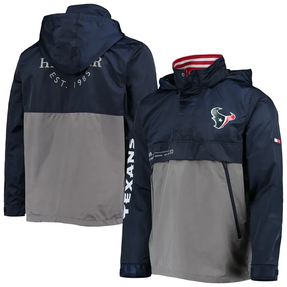 Tommy Hilfiger Texans Anorak Hoodie Quarter-Zip Jacket - Men's