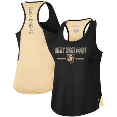 Colosseum Army Sachs 2-Hit Scoop Neck Racerback Tank Top - Women's