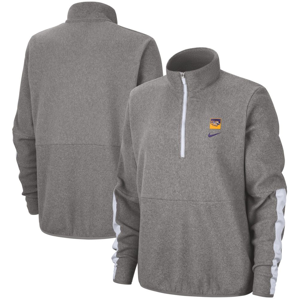 Nike LSU Therma Fleece Story Half-Zip Pullover Jacket - Women's