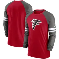 Nike Falcons Raglan Long Sleeve T-Shirt - Men's