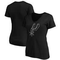 Fanatics Spurs Primary Logo Team V-Neck T-Shirt - Women's