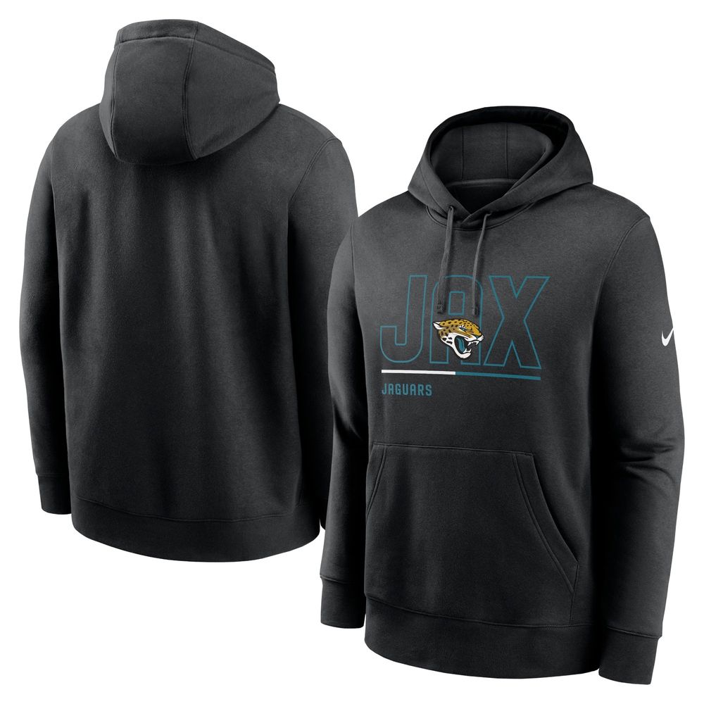 Nike Women's Sideline Club (NFL Jacksonville Jaguars) Pullover Hoodie in Black, Size: Large | 00MW00A9N-E7V