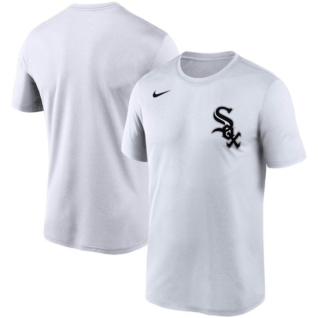 Men's Chicago White Sox Nike Black Wordmark Velocity Performance T-Shirt