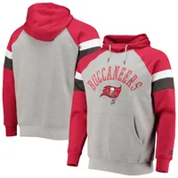 Starter Buccaneers Home Run Raglan Pullover Hoodie - Men's