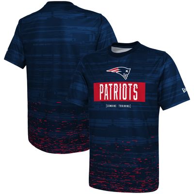 New Era Patriots Combine Authentic Sweep T-Shirt - Men's