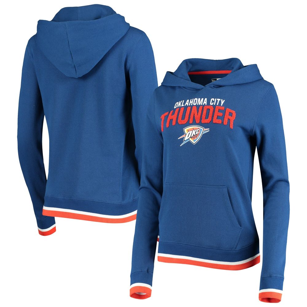 New Era Thunder Fleece Flocking Pullover Hoodie - Women's