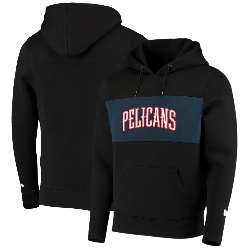 New Era Pelicans Neoprene Colorbock Pullover Hoodie - Men's