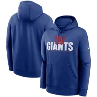 Nike Giants Team Impact Club Pullover Hoodie - Men's