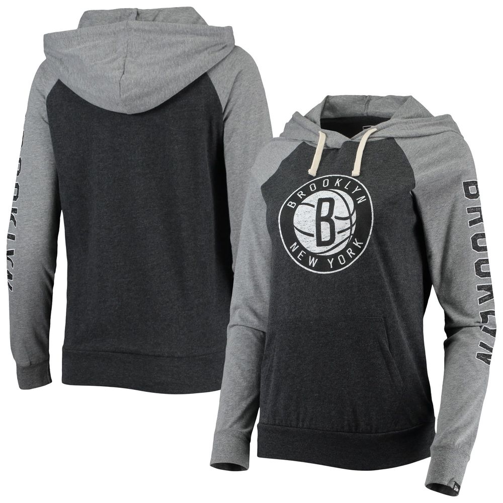 New Era Nets Raglan Pullover Hoodie - Women's