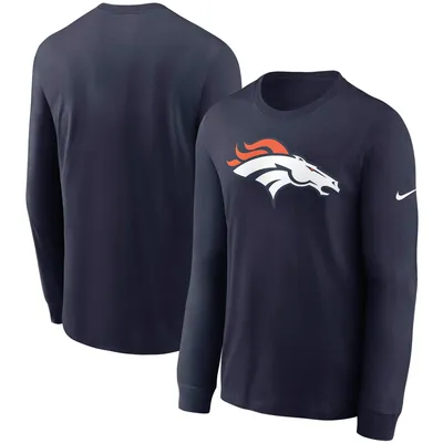 Nike Broncos Primary Logo Long Sleeve T-Shirt - Men's