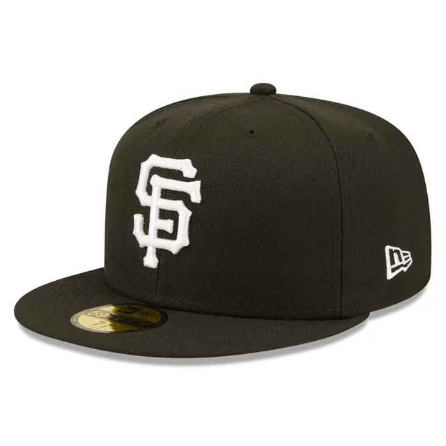 Men's New Era Black San Jose Giants Authentic Collection Team Home 59FIFTY Fitted Hat