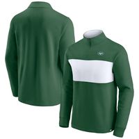 Fanatics Jets Block Party Quarter-Zip Jacket - Men's