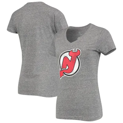 Fanatics Devils Distressed Logo T-Shirt - Women's