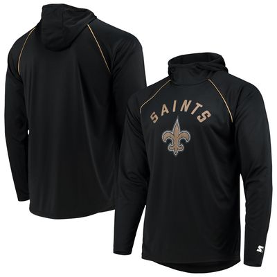 New Orleans Saints Starter Extreme Vintage Logos Full-Zip Jacket - Black