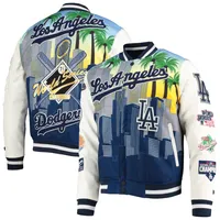 Pro Standard Dodgers Remix Full-Zip Varsity Jacket - Men's