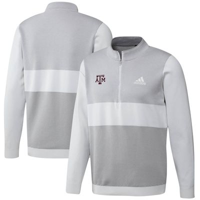 adidas Texas A&M Knit Quarter-Zip Jacket - Men's