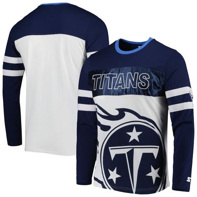 Starter Titans Halftime Long Sleeve T-Shirt - Men's