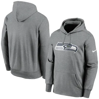 Seattle Seahawks Nike 2023 Sideline Club Fleece Pullover Hoodie - Gray