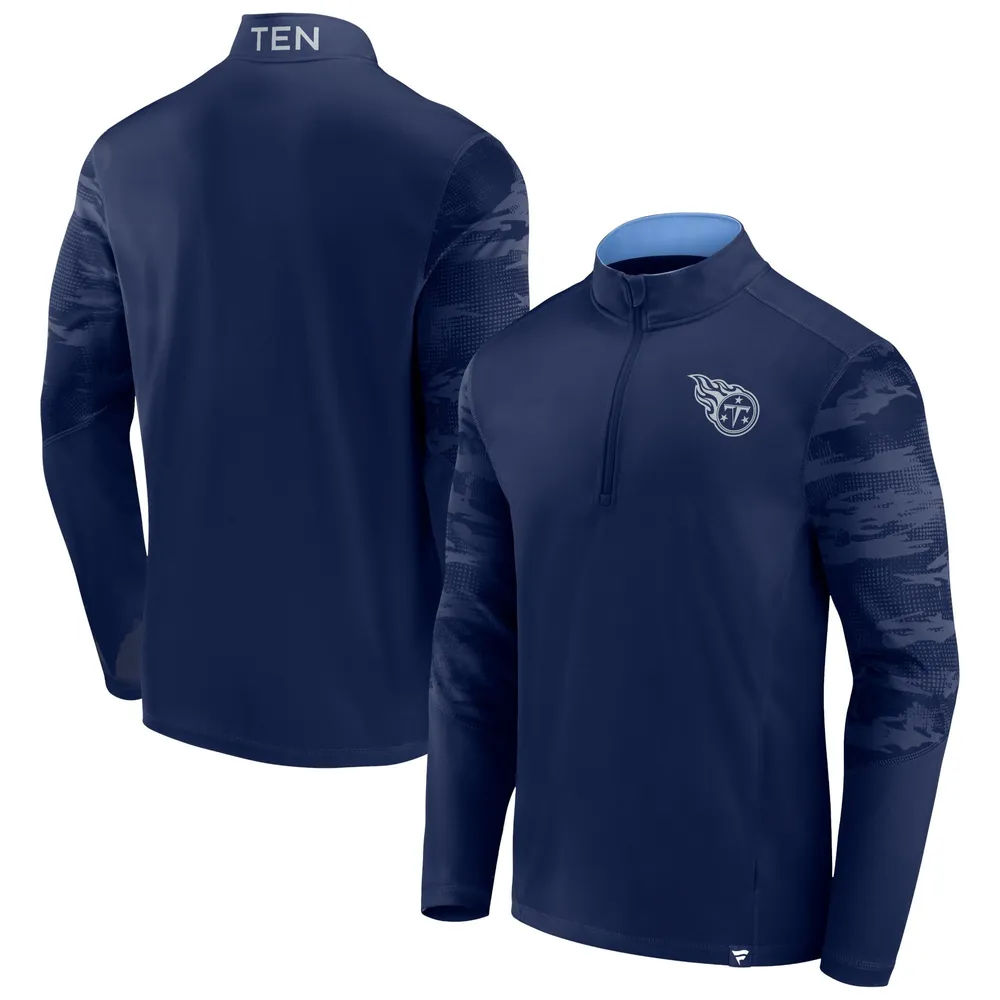 Fanatics Titans Ringer Quarter-Zip Jacket - Men's