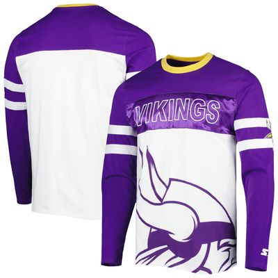 Starter Vikings Halftime Long Sleeve T-Shirt - Men's
