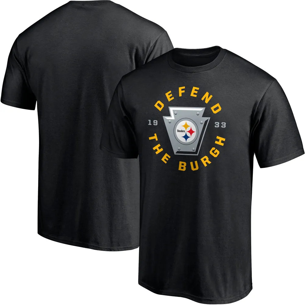 Men's Black Fanatics Branded Pittsburgh Steelers Hometown T-Shirt