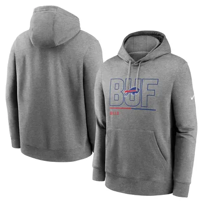 Men's Nike Heathered Charcoal New York Giants Wordmark Therma Performance  Pullover Hoodie