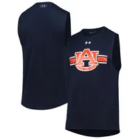 Under Armour Auburn Logo Striped Tech Tank Top - Men's