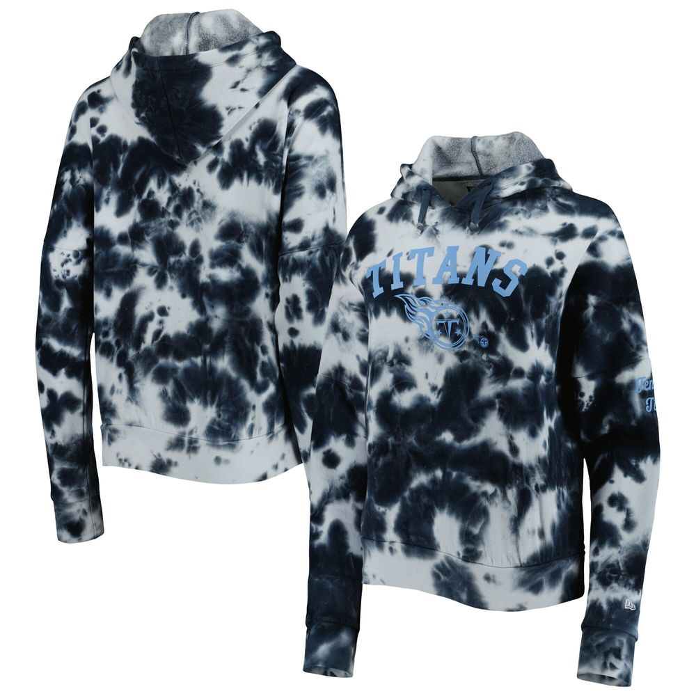 Lids Tennessee Titans New Era Women's Tie-Dye Fleece Full-Zip