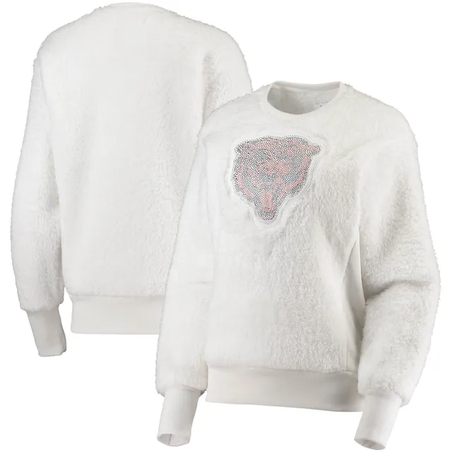 Lids Chicago Bears Antigua Women's Victory Chenille Pullover Hoodie