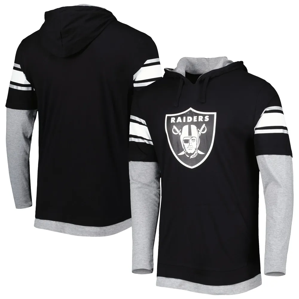 Lids Las Vegas Raiders New Era Ink Dye Pullover Hoodie - Black