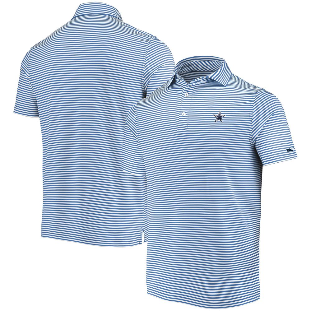 Men's Vineyard Vines Gray/White Dallas Cowboys Winstead Striped