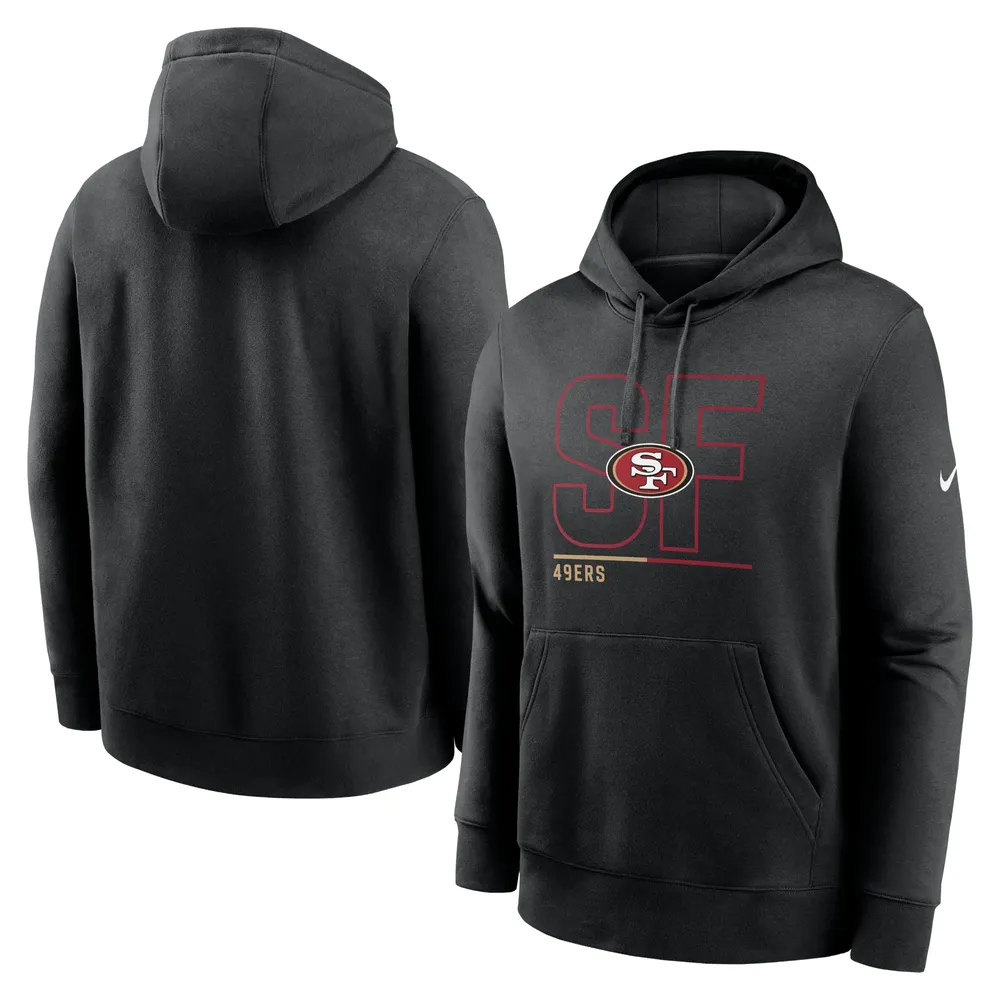 San Francisco Giants Youth Classic Wordmark Pullover Hoodie - Black