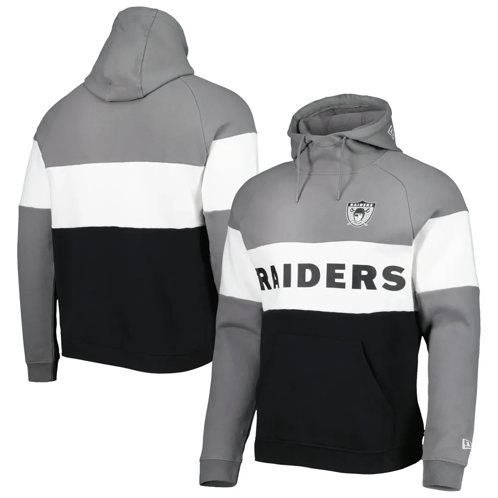 Men's New Era Black Las Vegas Raiders Local Pack Pullover Hoodie